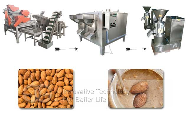 Almond Butter Production Line|Almond Processing Equipment