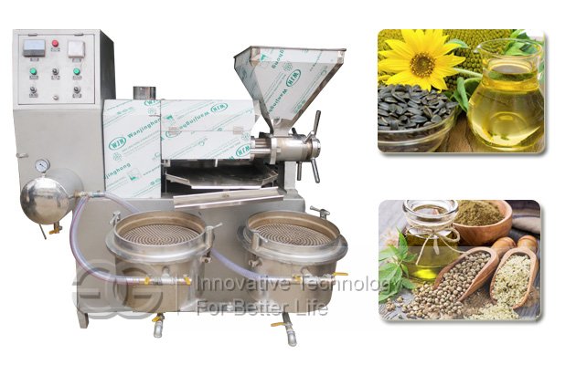 Hemp Seeds Oil Press Machine|Sunflower Seeds Oil Grinder