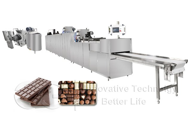 500KG/H Chocolate Production Line Manufacturer in China 